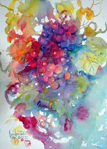Sumi` painting by Jane Grace Taylor, Art Stop instructor